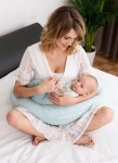 Polštář pro těhotné ženy a kojení, polštář - MOON MUSLIN, 240 cm |  máta - BabyMatex  TB0076_33