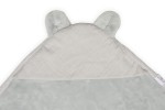 Deka s kapucí „Koala Muslin“ Světle šedá/světle šedá | BabyMatex