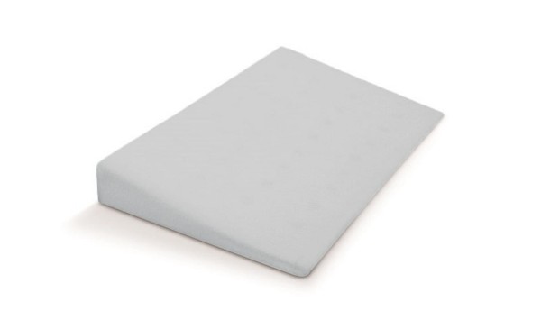 Polštář klín do postýlky, kolébky 60x36cm - oboustranný - šedý | Babymatex