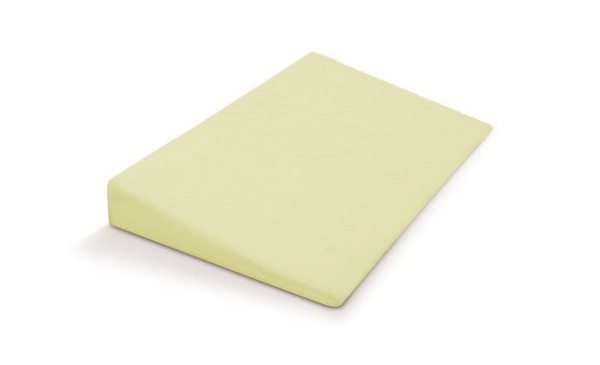 Polštář klín do postýlky, kolébky 60x36cm - oboustranný - ecru | Babymatex