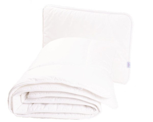 Výplň do postýlky 135 x 100 cm, „Cotton“ bílá – hladká | BabyMatex TB0183_01