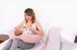 Polštář pro těhotné ženy a kojení - MOON MUSLIN, 240 cm | pudrově růžový - BabyMatex TB0076_12