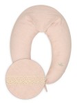 Polštář pro těhotné a kojící ženy Relax Linen – světle růžový | BabyMatex TB0448_09