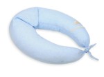 Polštář pro těhotné a kojící ženy Relax Linen - modrý | BabyMatex TB0448_24
