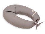 Polštář pro těhotné a kojící ženy Relax Linen -  šedý | BabyMatex TB0448_44