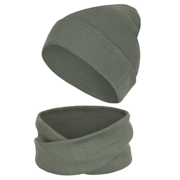Sada, čepice a šála pro děti Gucio/ Khaki - Dolce Sonno