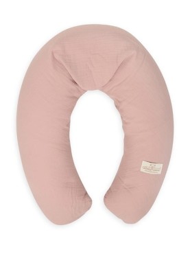 Polštář na polohování Relax Muslin – pudrově růžový | BabyMatex TB0455_12