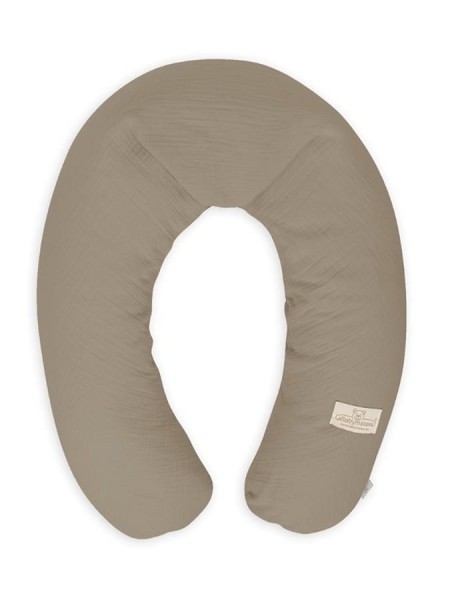 Polštář na polohování Relax Muslin – tmavě béžový | BabyMatex TB0455_17