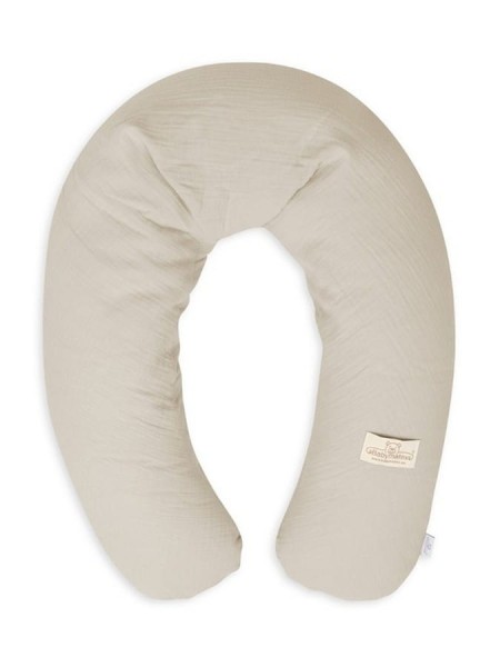 Polštář na polohování Relax Muslin – světle šedý | BabyMatex TB0455_42