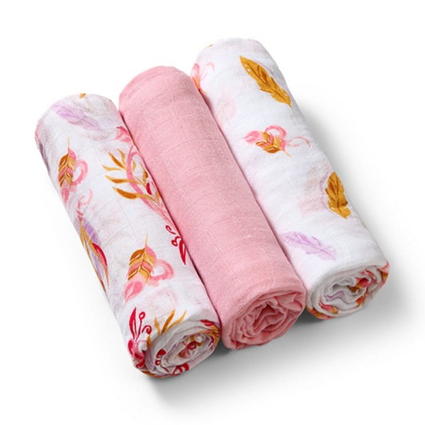 Sada 3 kusů bambusových plenek 70 x 70 cm | Babyono 397/07