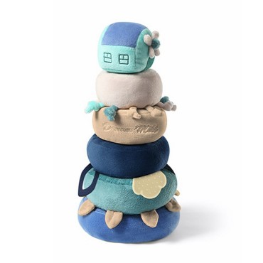 Vzdělávací hračka věž Dream Mill blue | Babyono 1494