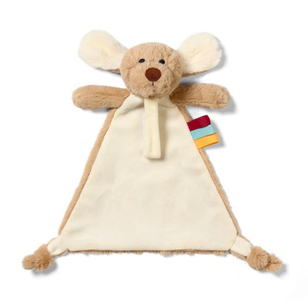 Plyšák s přívěskem na dudlík Pes Willy | Babyono 1523