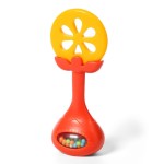 Vzdělávací kousátko s chrastítkem Juicy Orange | Babyono 499/01