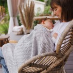 Dětská deka 100 % organická bavlna – šedá | Babyono  1647/02