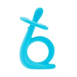 Silikonový kousací kroužek Šnek Blue Akuku A0114 - Akuku