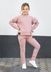 Dívčí krátký mikina s volánem Lolly / Blush - Dolce Sonno