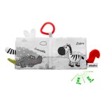 Kontrastní smyslová knížka Zvířecí království | A0481 Akuku