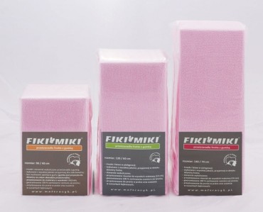 Prostěradlo s gumou do postýlky 70x140 froté pink | Fiki Miki