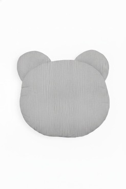 Mušelínový polštář pro děti Medvídek Grey - Dolce Sonno