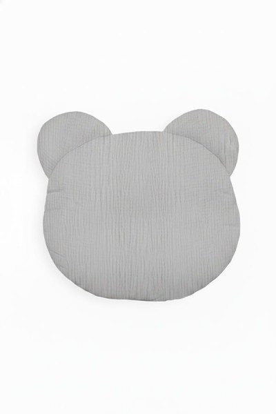 Mušelínový polštář pro děti Medvídek Grey - Dolce Sonno