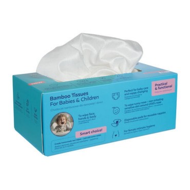 Suché bambusové ubrousky pro kojence 100 ks Canpol