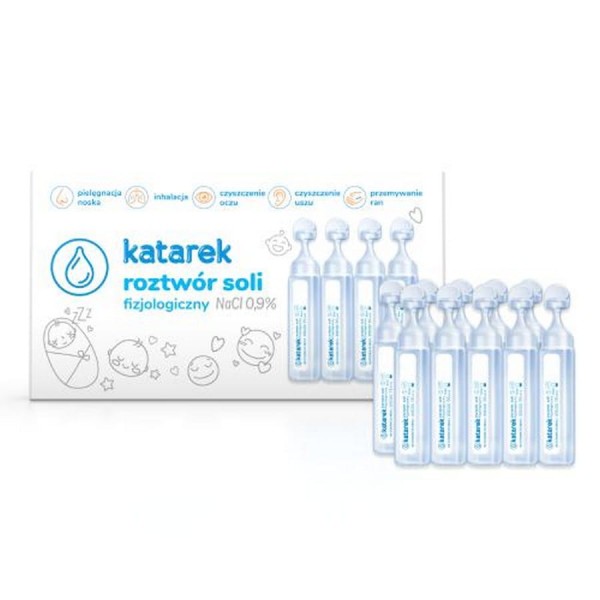 Fyziologický roztok 10 x 5 ml NaCl 0,9 % | Katarek