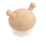 Silikonový kousací kroužek Mushroom Béžový | Mombella