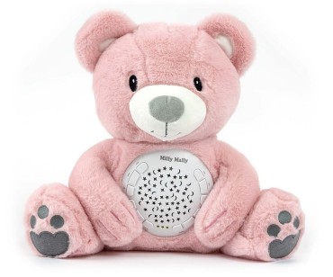 Plyšová hračka s projektorem Milly Bear Pink – Milly Mally