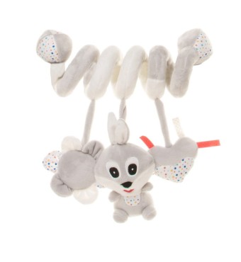 Plyšová spirála do kočárku – autosedačky RABBIT | 4Baby