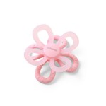 Silikonový kousací kroužek Flower – růžový | Babyono