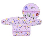 Omyvatelná bryndáček s dlouhým rukávem Garden BabyOno