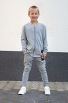 Chlapecká mikina typu bomber Enjoy/ Grey - Dolce Sonno
