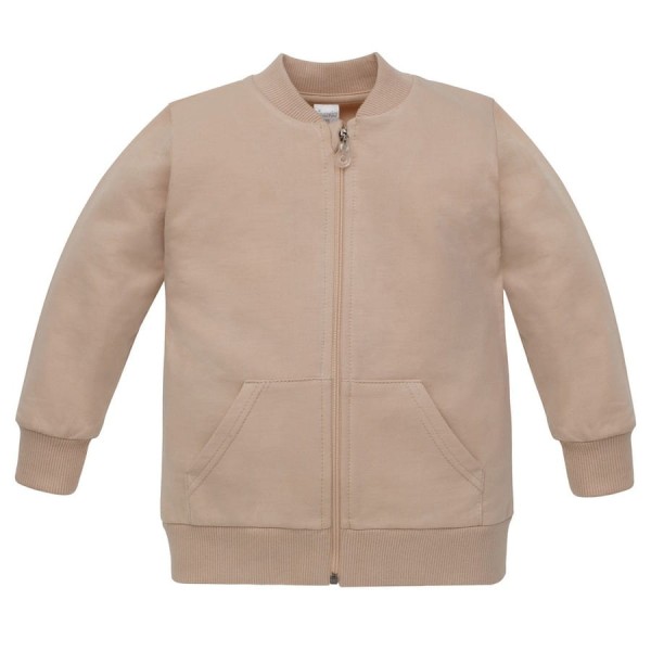 Dětská a kojenecká mikina na zip Beige - Lovely Day | Pinokio