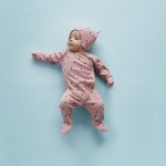 Růžový overal na patentky s puntíky - Tres Bien | Pinokio