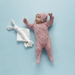 Růžový overal na patentky s puntíky - Tres Bien | Pinokio