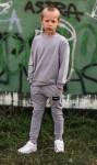 Dětská mikina pro chlapce přes hlavu Wally/ Grey - Dolce Sonno