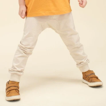 Tepláky, legíny pro děti a kojence, béžové – Safari Pinokio