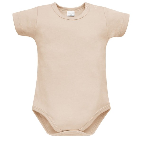 Dětské body s krátkým rukávem béžové - Lovely Day | Pinokio