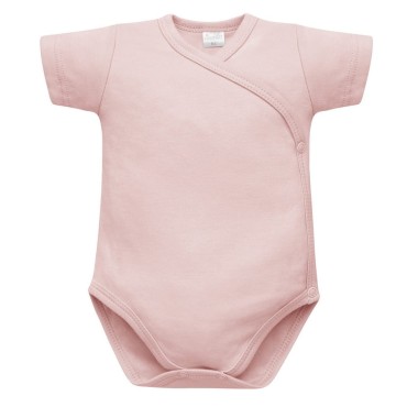 Kojenecké zavinovací body s krátkým rukávem, růžové – Lovely Day | Pinokio