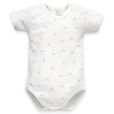 Kojenecké body s krátkým rukávem s autíčky - Lovely Day | Pinokio
