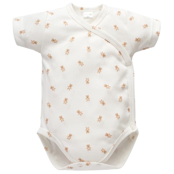 Krátké rukávové body s obálkovým zapínáním Medvídci - Lovely Day | Pinokio
