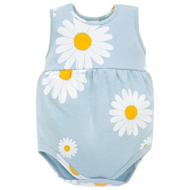 Bodo - bloomerky modré s sedmikráskami Daisy | Pinokio