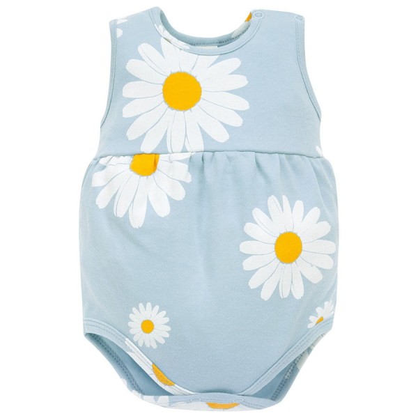 Bodo - bloomerky modré s sedmikráskami Daisy | Pinokio