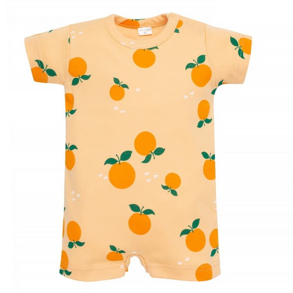 Letní krátký overal Orange - Fruit & Sun Pinokio