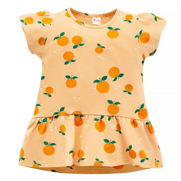 Dětská halenka s peplum Orange - Fruit & Sun Pinokio