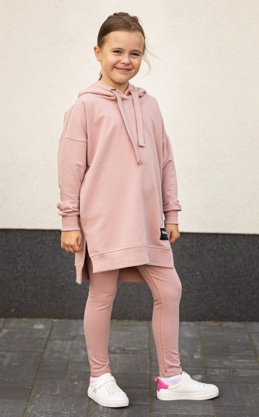 Dětské hladké legíny Blush - Wualaa by dolce sonno