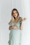 Těhotenské a kojicí noční košile s rozepínáním Arica/ Šalvěj - Dolce Sonno
