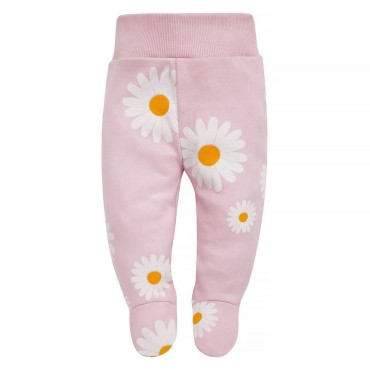 Růžové dupačky pro kojence s motivem sedmikrásky – Daisy | Pinokio