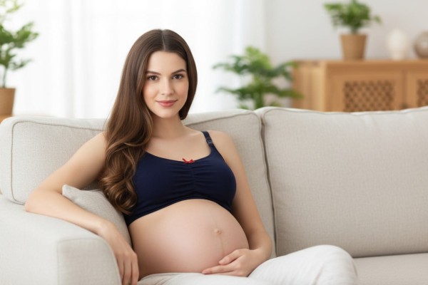 Měkká kojicí podprsenka bez kostic Easy Bra / Navy - Mitex