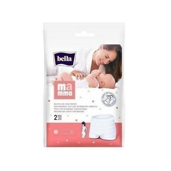 Opakovaně použitelné poporodní kalhotky XL Bella Mamma 2 ks